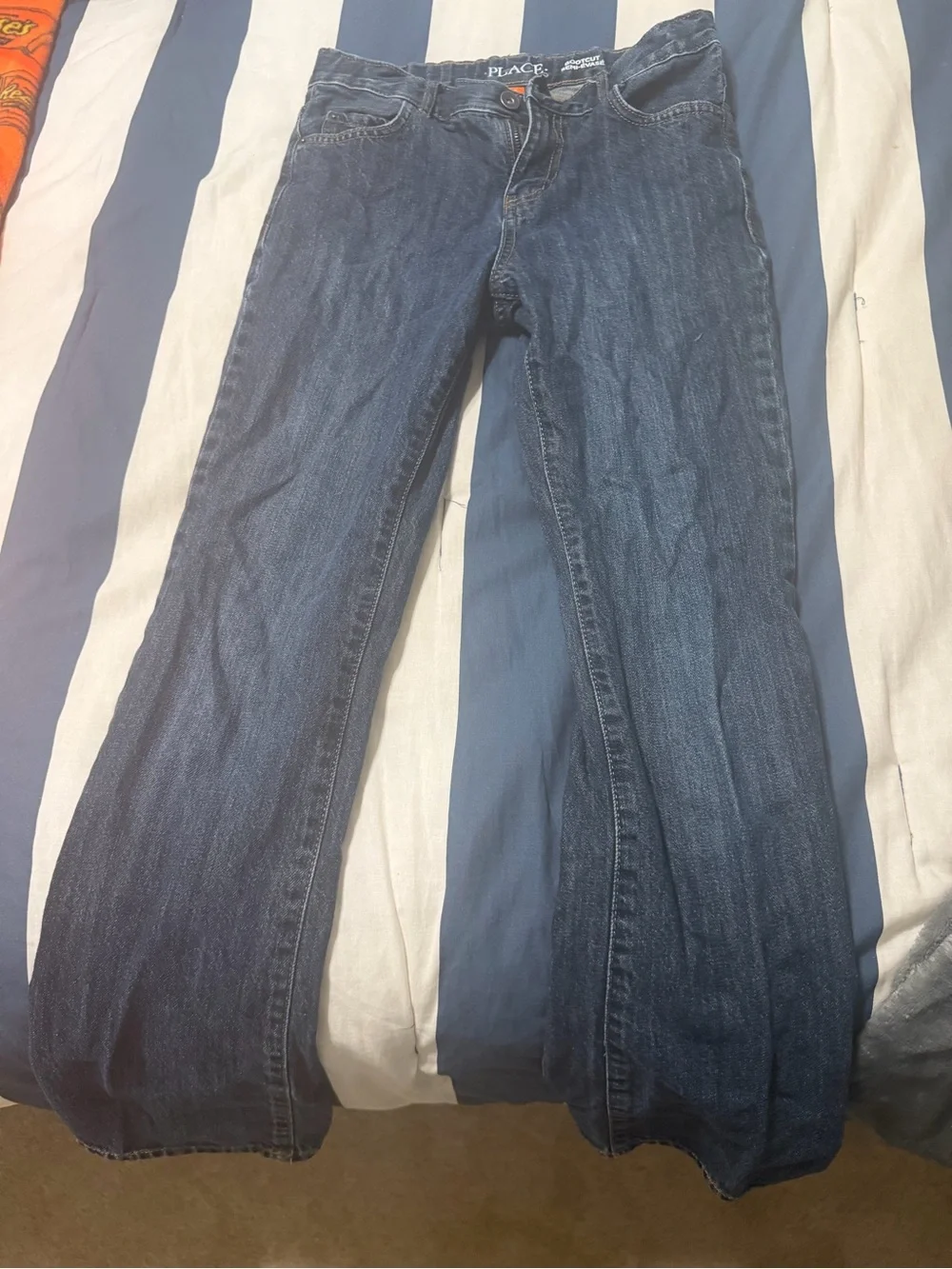 The Children's Place Bootcut Jeans in Dark Indigo